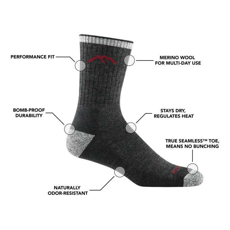 Darn Tough Hiker Micro Crew Midweight with Cushion - Image 5
